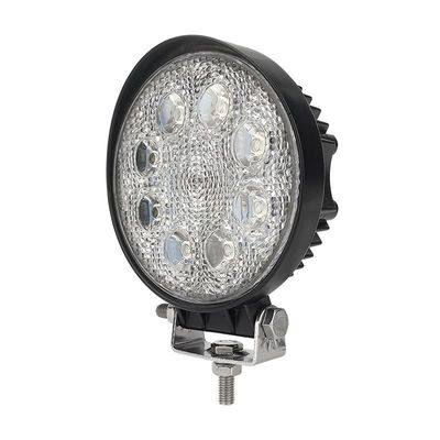Rundes LED-Arbeitslicht Wasserdichtes LED-Hilfslicht 24W mit Aluminiumgehäuse