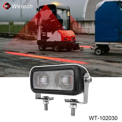 Wasserdichte Gabelstapler Arbeitsleuchten 12V 24V Gabelstapler Fußgängersicherheitsleuchten 30W