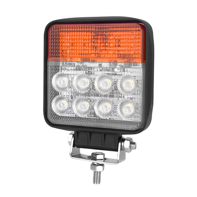 LED-Arbeitslicht Wasserdichtes 12V 24V DC 24W Hochwasserscheinlicht mit Drehsignal und langlebigem Design