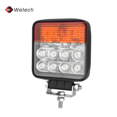 LED-Arbeitslicht Wasserdichtes 12V 24V DC 24W Hochwasserscheinlicht mit Drehsignal und langlebigem Design