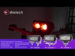 WT-102030 Gabelstapler Arbeitsleuchten 12V 24V Gabelstapler Fußgängersicherheitsleuchten 30W