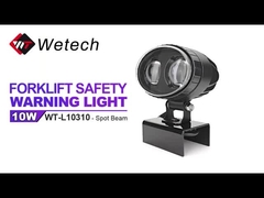WT-L10310 10V - 80V Blaue LED-Spotleuchte IP67 LKW-Spotleuchten mit Edelstahl-Montagehalterung