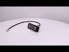 WT-TC10912-2 Seitenblitz 12V - 24V LED-Strahbenwarnlicht IP67 Strahbenlicht für Fahrzeug