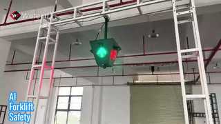 KI-Sicherheitsleuchte für Gabelstapler steigert die Lagereffizienz
